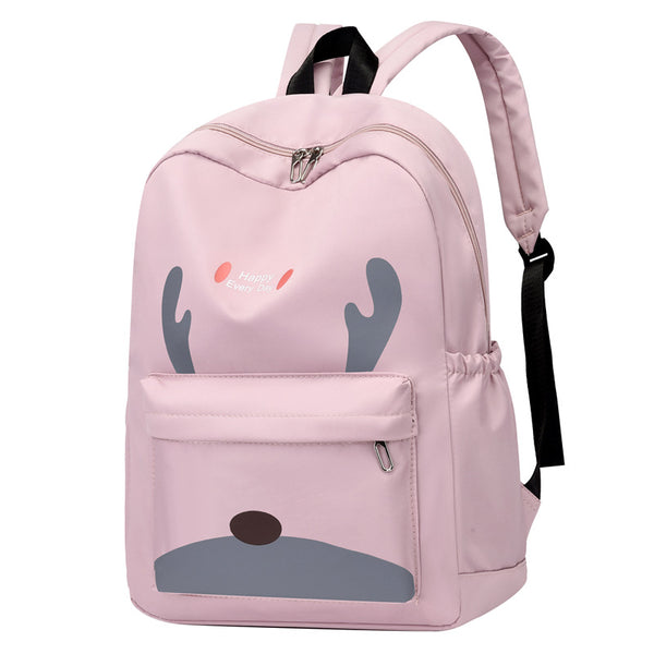 Backpack Cartoon Primary School Students  Girls Light Spine Protection Schoolbag
