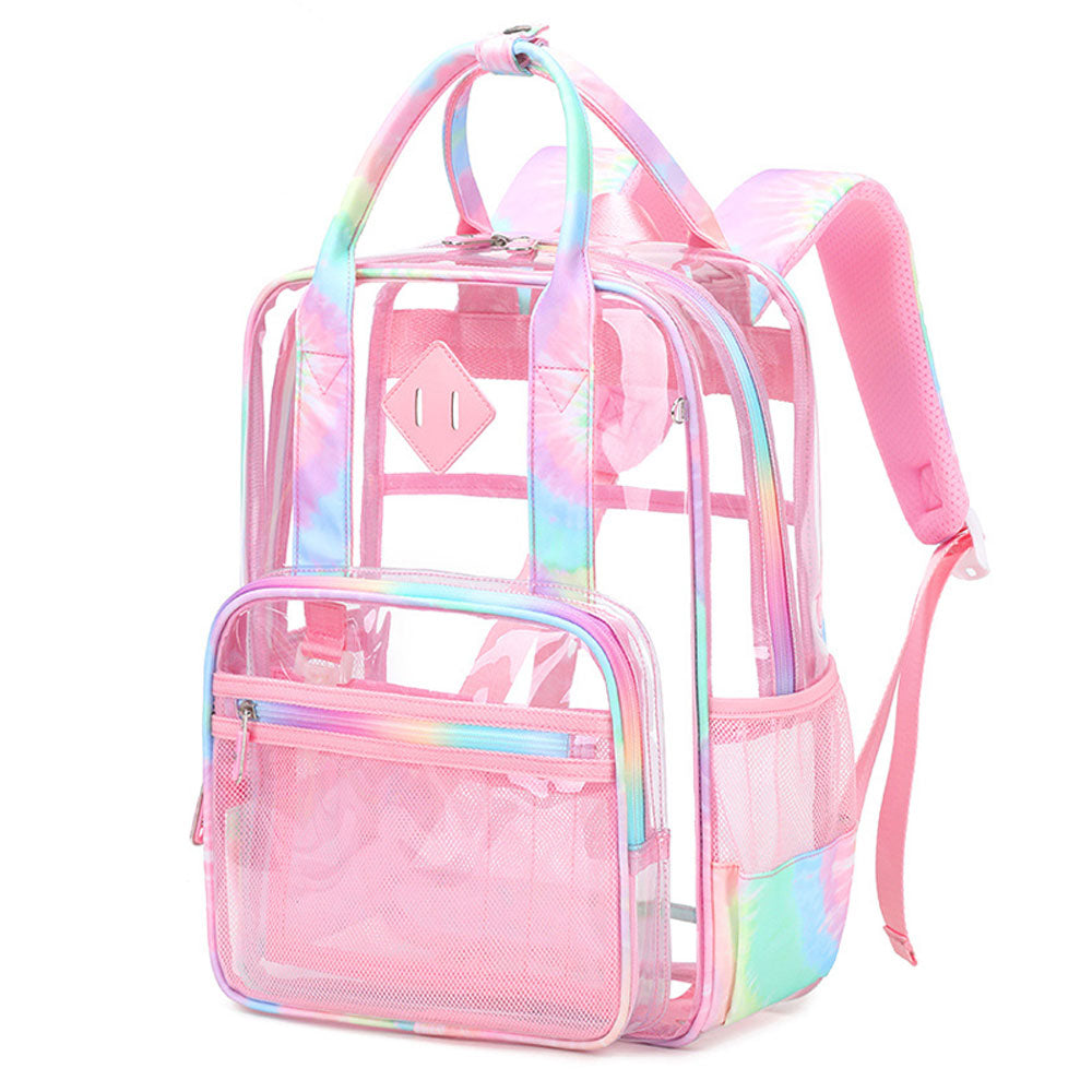 Clear Backpack for Girls Transparent PVC Backpack