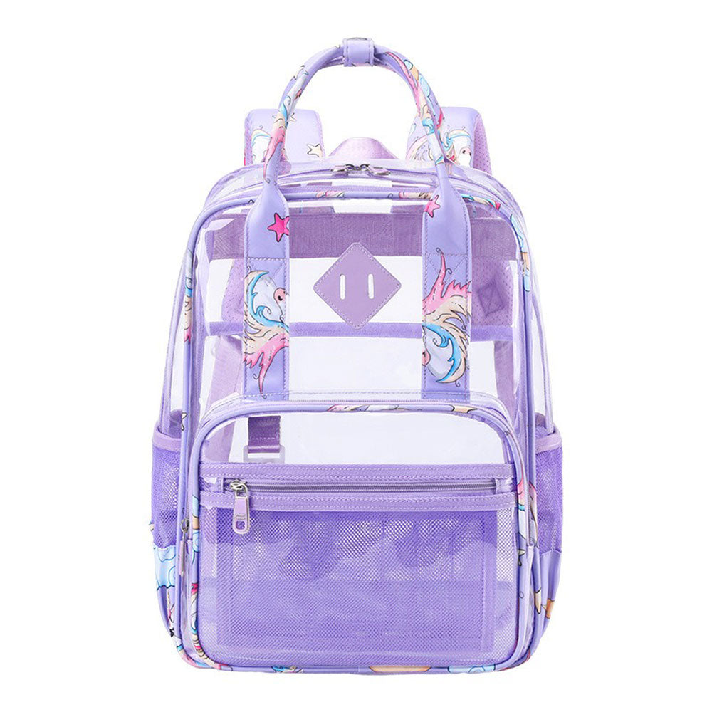 Clear Backpack for Girls Transparent PVC Backpack