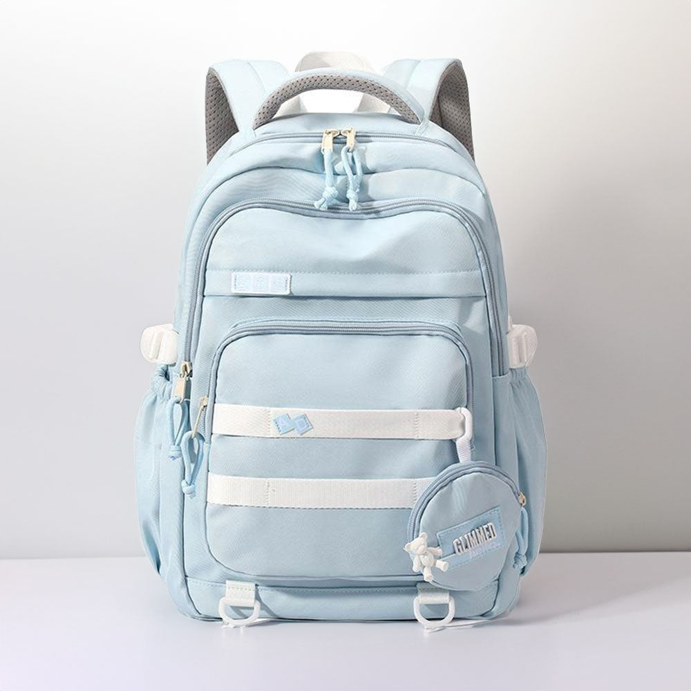 Stylish and Durable Multi-Compartment Backpack for Middle School Students